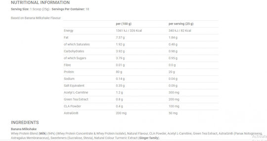Applied Nutrition Diet Whey Protein Whey with Flavor Strawberry Milkshake 1kg