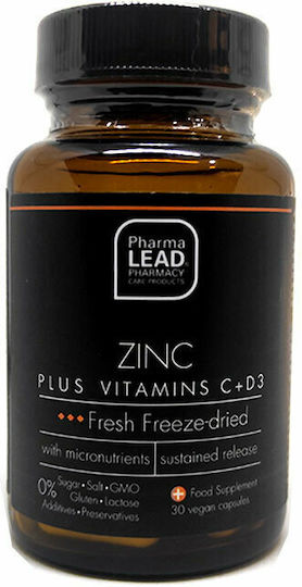 Pharmalead Zinc Plus Vitamins C+D3 30 caps
