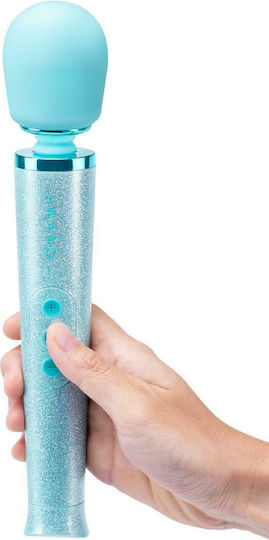 Le Wand All That Glimmers Vibrator Massage 25.4cm Blue