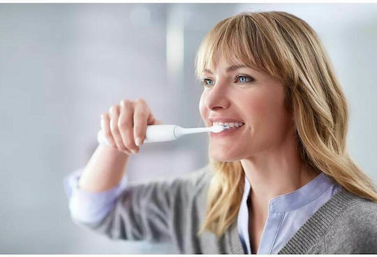 Philips Sonicare ProtectiveClean 5100 Ηλεκτρική Οδοντόβουρτσα με Χρονομετρητή, Αισθητήρα Πίεσης και Θήκη Ταξιδίου Λευκό & Μέντα