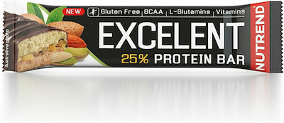 Nutrend Excelent Μπάρα με 24% Πρωτεΐνη & Γεύση Almond Pistachio 85gr