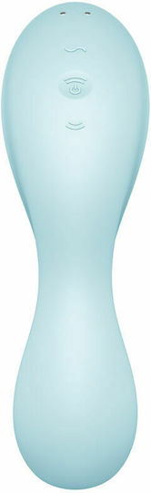 Satisfyer Curvy Trinity 5 Αναρροφητής Αιδοίου με Δόνηση Air Pulse Vibrator Blue