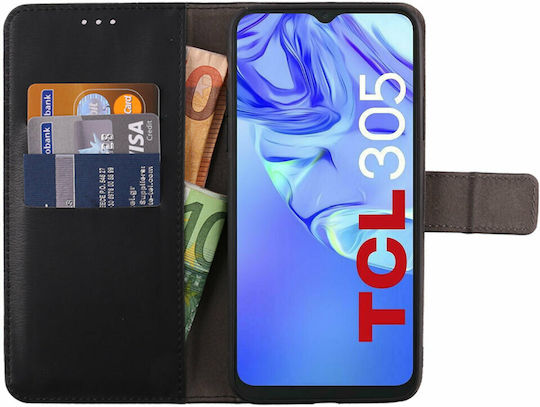 Volte-Tel Allure Magnet Портмоне Изкуствена кожа Черен (TCL 30/30 5G/30+)