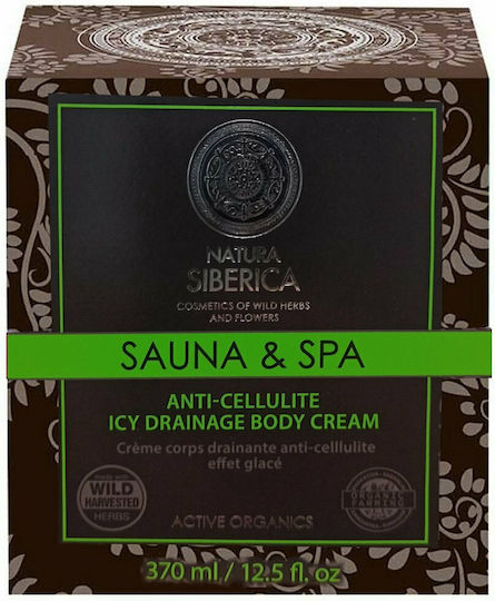 Natura Siberica Sauna & Spa Icy Drainage Körpercreme für Cellulite & Wasserretention Icy Drainage 370ml