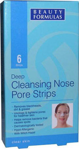 Beauty Formulas Deep Cleansing Nose Pore Strips Gesichtsmaske für das Gesicht für Reinigung 6Stück