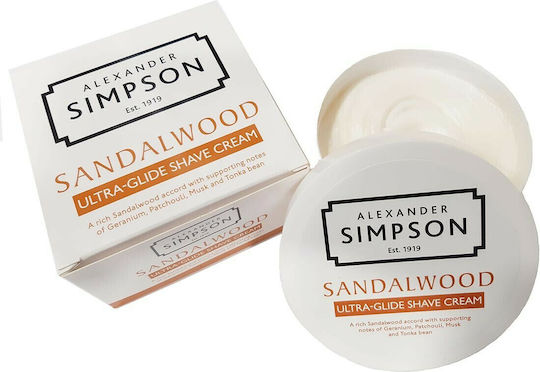 Simpsons Shaving Cream Sandalwood Κρέμα Ξυρίσματος 180ml