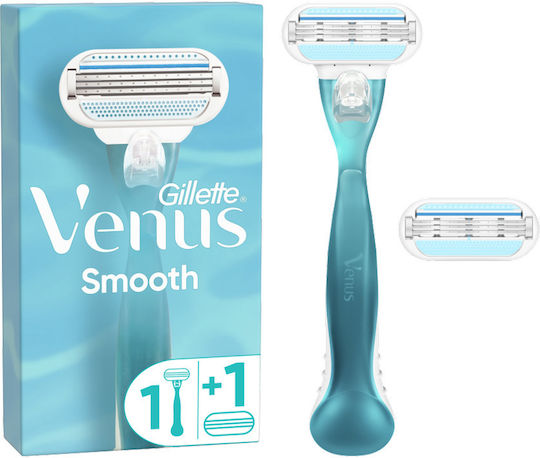 Venus Smooth Ξυραφάκι Σώματος με Ανταλλακτικές Κεφαλές 3 Λεπίδων & Λιπαντική Ταινία 3τμχ