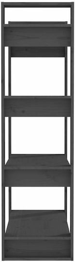 Bibliotecă Gri 80x35x125 cm