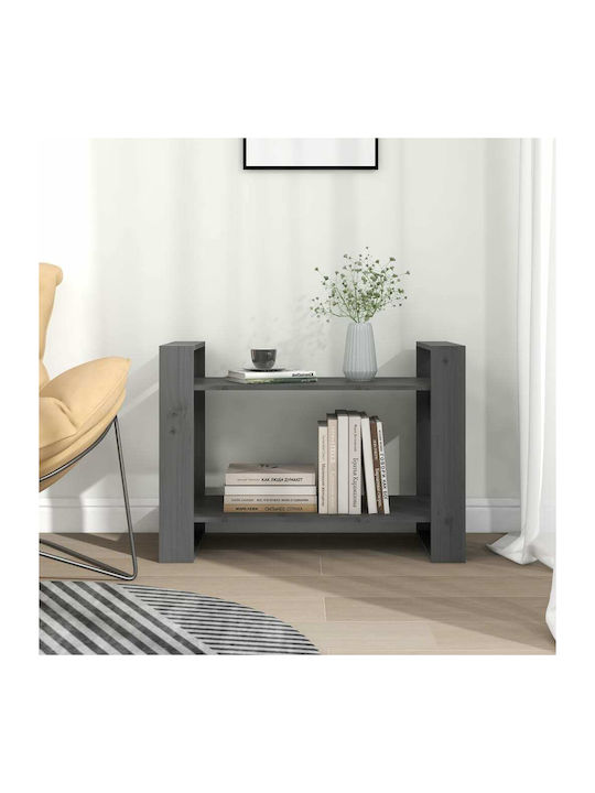 Bibliothek Grau 80x35x56,5cm