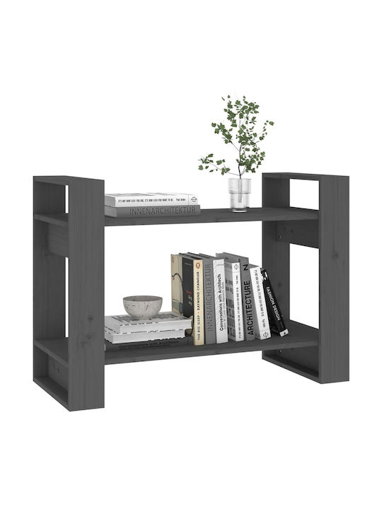 Bibliothek Grau 80x35x56,5cm