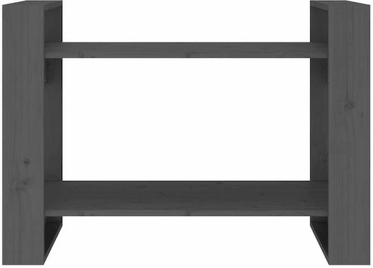 Bibliothek Grau 80x35x56,5cm