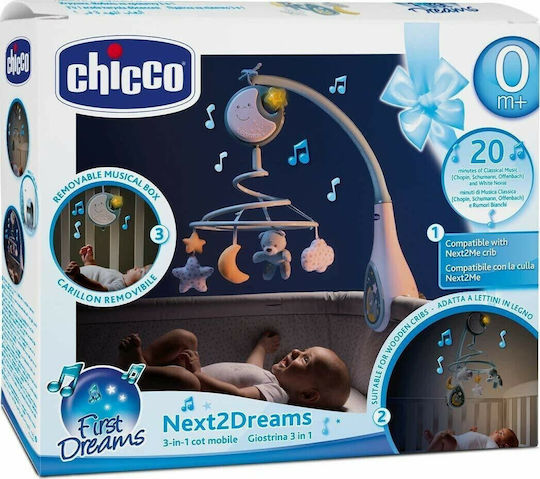 Chicco Mobile for Cot with Music Next2Dream for 0++ Months 089772
