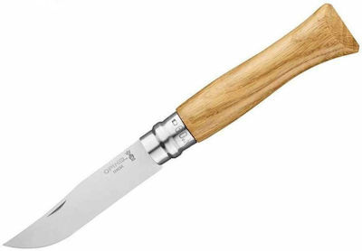 Opinel Νo.9 Inox Pocket Knife Brown with Blade made of Stainless Steel