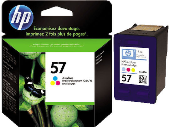 HP 57 Original Cerneală Imprimantă InkJet Multiplu (culoare) (C6657AE)