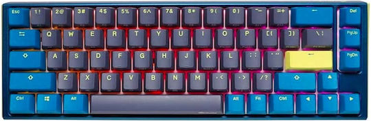 Ducky One 3 SF DayBreak Gaming Mechanical Keyboard 65% with Cherry MX Speed Silver switches and RGB lighting (English US) Blue