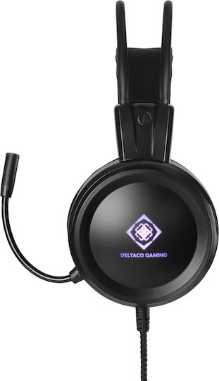 Deltaco DH110 Over Ear Gaming Headset με σύνδεση 2x3.5mm / USB