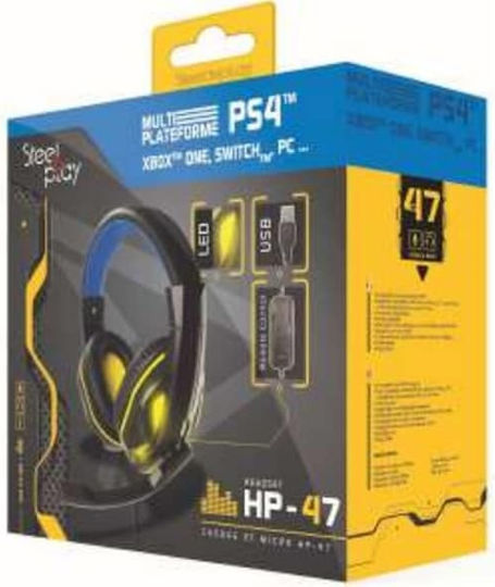 Steelplay HP47 Over Ear Gaming Headset with 3.5 mm Connectivity