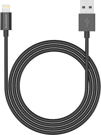 Riversong Lotus 08 USB-A to Lightning Cable Black 1.2m (CL71BL)