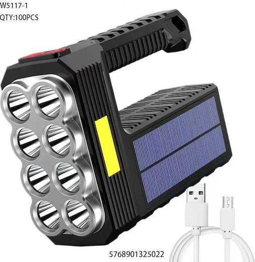 Επαναφορτιζόμενος Φακός LED IPX6 Διπλής Λειτουργίας