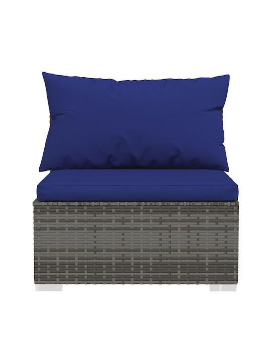 Tree-Seater Sofa Outdoor Rattan with Pillows 70x70x60.5cm