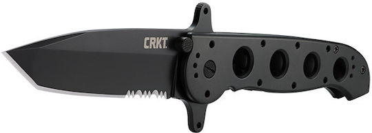 Columbia River Knives Special Forces Tanto Large Pocket Knife Black with Blade made of Steel