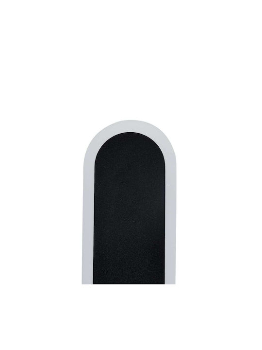 GloboStar Houston Modern Lamp Wall with Integrated LED and Adjustable White Light Black 6x60cm