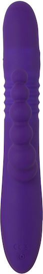 You2Toys Sweet Smile Thrusting Pearl Triple Vibrator Δονητής Rabbit 26cm Purple