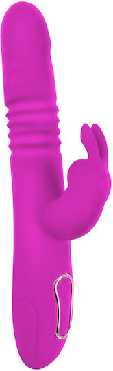 You2Toys Sweet Smile Thrusting Pearl Rabbit Vibrator Δονητής Rabbit 26cm Pink
