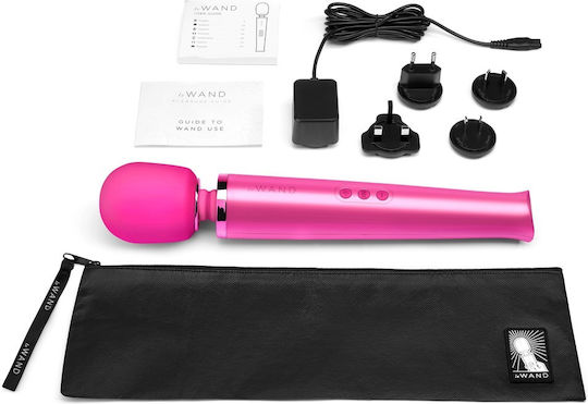 Le Wand Vibrating Massager Vibrator Masaj 6.2cm Magenta