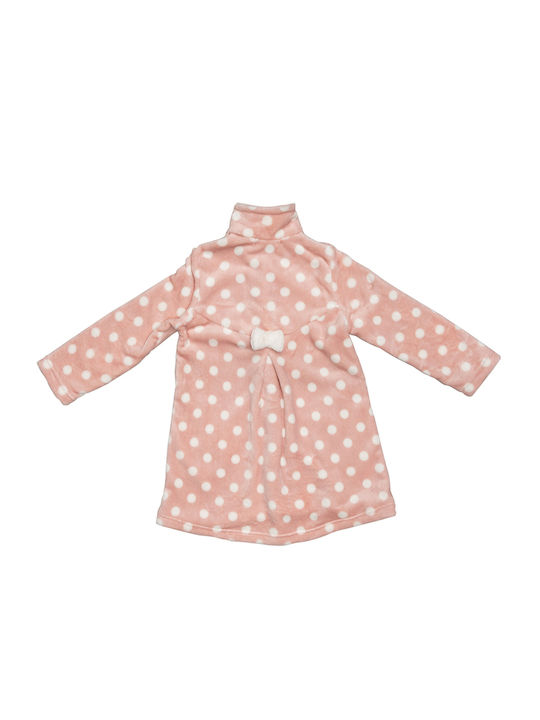 Zaboo Kids' curly robe for girls (4-16 years old) - ZB1074 Pink