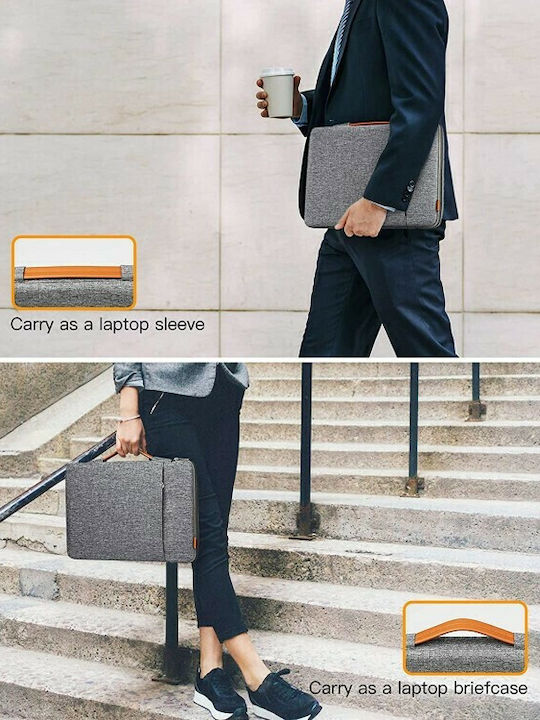 Inateck 360° Protection Αδιάβροχη Θήκη για Laptop 13.5" σε Γκρι χρώμα