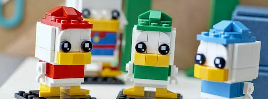 LEGO Brick Headz Disney Scrooge McDuck, Huey, Dewey & Louie за 10+ години
