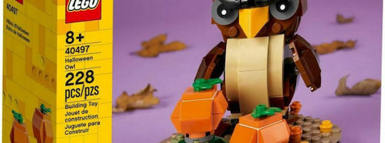 LEGO Brick Headz Halloween Bufniță Pentru 8+ Ani 228 Bucăți
