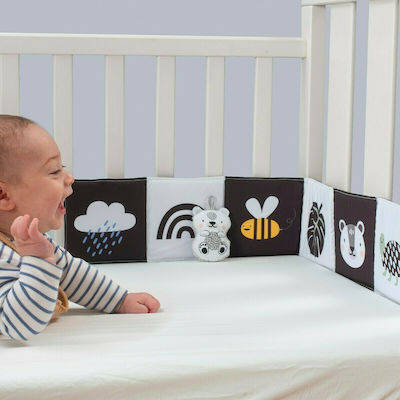 Taf Toys Activity Book Βιβλίο Δραστηριοτήτων Savannah Black & White made of Fabric for 0++ Months