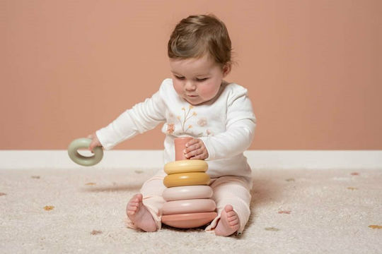 Little Dutch Παιχνίδι Πυραμίδα Sorting Pyramid With Rings για 6+ Μηνών