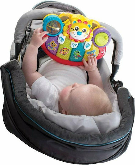 Playgro Музикален инструмент Lion Activity Kick Toy Piano с музика и светлина за 12++ месеца