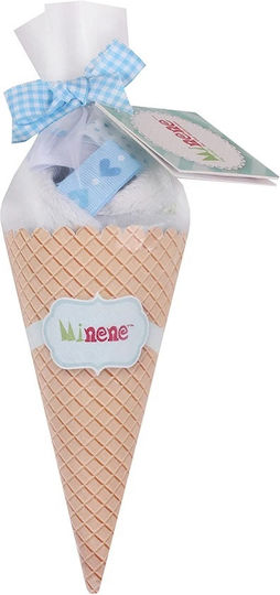 Minene Пелена за бебе Кърпа Ice Cream Cone Pink