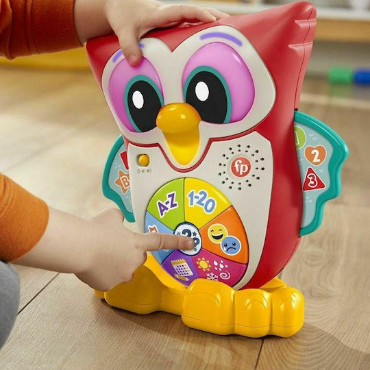 Fisher Price Ζωάκι Κουκουβάγια Η Σοφή με Ήχους για 18+ Μηνών