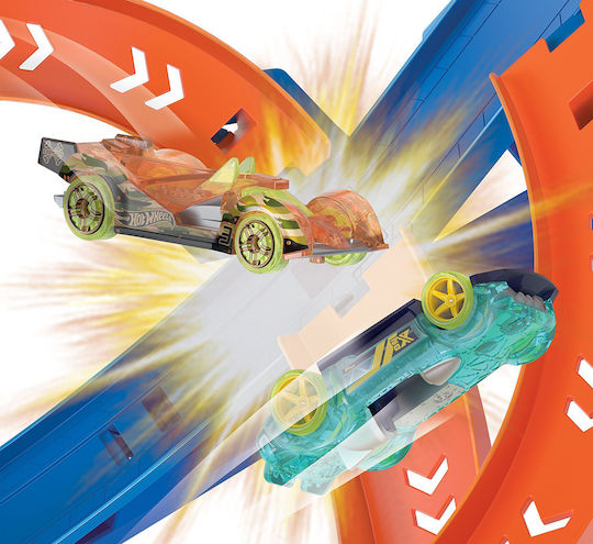 Hot Wheels Spiral Speed Crash Πίστα για 5+ Ετών