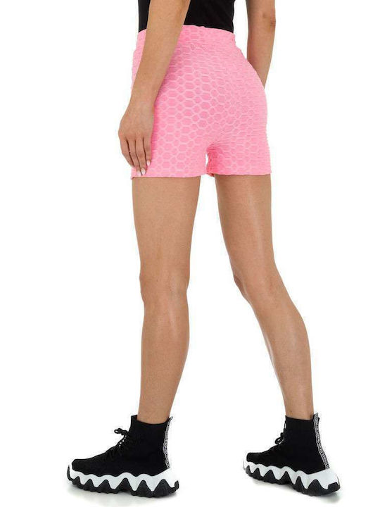 Holala Women's Legging Shorts High Waisted Pink