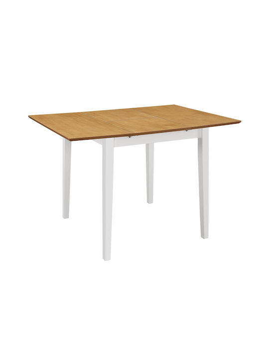 Dining Room Expandable 5pcs 80(+40)x80cm