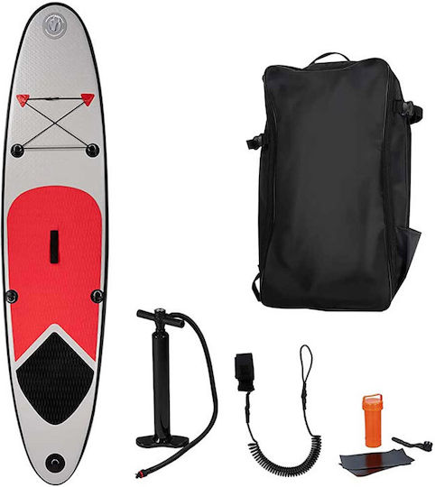 Bakaji Inflatable SUP Board with Length 2.43m Gray
