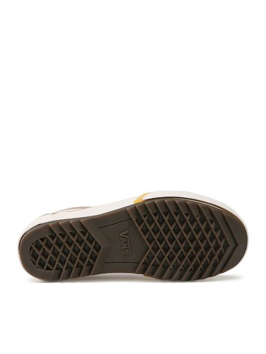 Old Skool Stacked Cobbletone Flatforms Sneakers Beige