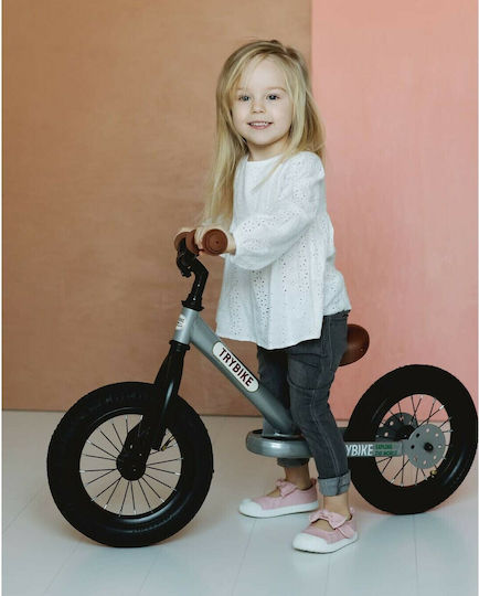 Trybike Bicicletă de Echilibru pentru Copii Vintage Gri
