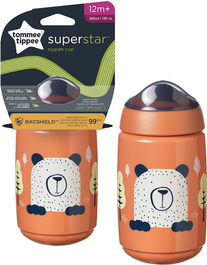 Tommee Tippee Baby Cup made of Silicone Orange 390ml for 12m+m+