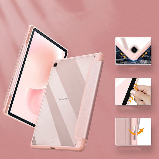 Tech-Protect Smartcase Hybrid Flip Cover Pink (Galaxy Tab S6 Lite 10.4)