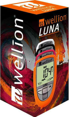 Wellion Luna Trio Blood Glucose Monitor Χοληστερόλης & Ουρικού Οξέος Λευκό