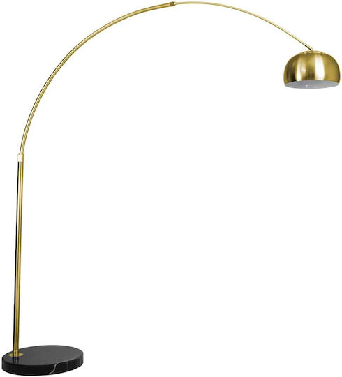 GloboStar Prague Lampa de podea Î220xL210cm. cu Soclu pentru Bec E27 Auriu