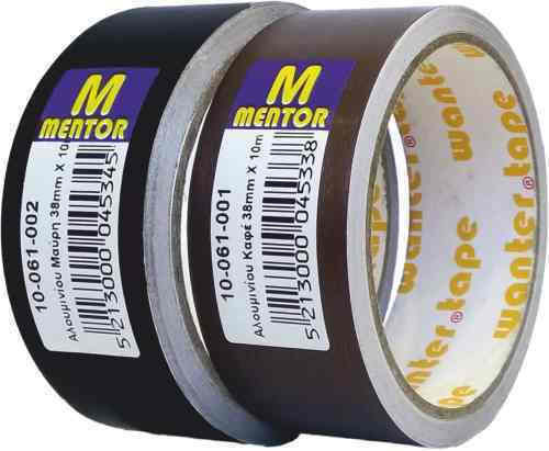 Mentor Brown Self-Adhesive Aluminum Tape Brown 38mmx10m 1pcs 10-061-001