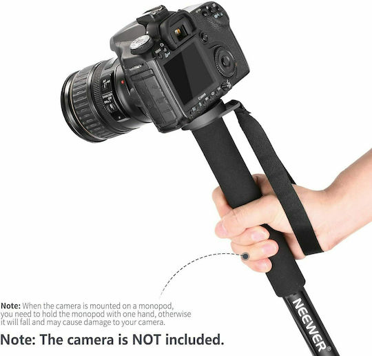 Neewer Carbonfaser Monopod mit Tragetasche mit Einfaches Fußbett und Belastbarkeit 10kg
